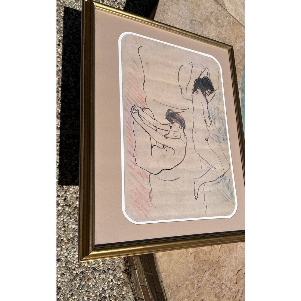 Pablo Picasso - 1902 Deux femmes nues sketch Copy